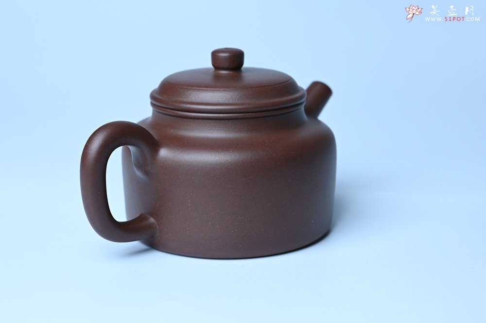 紫砂壶图片：美壶特惠 朱英尘全手工紫砂壶特好底槽青德中壶 茶壶 茶具 单壶 - 美壶网