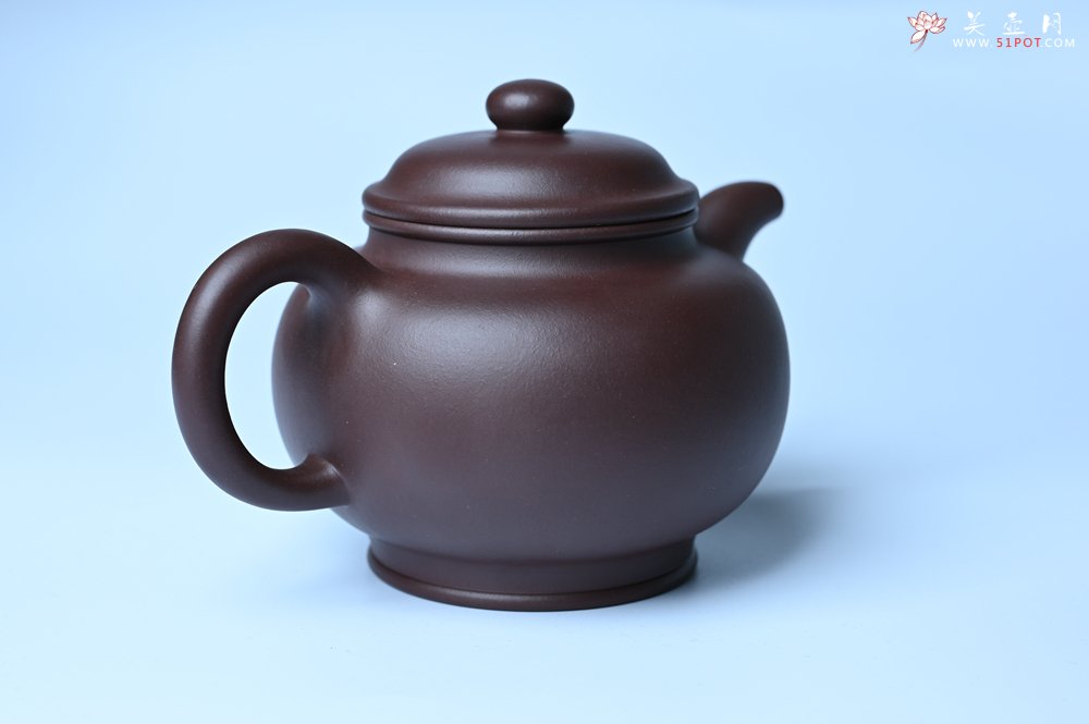 紫砂壶图片：潜力股王老师 美壶特惠 老紫泥全手工大亨掇只壶 - 美壶网