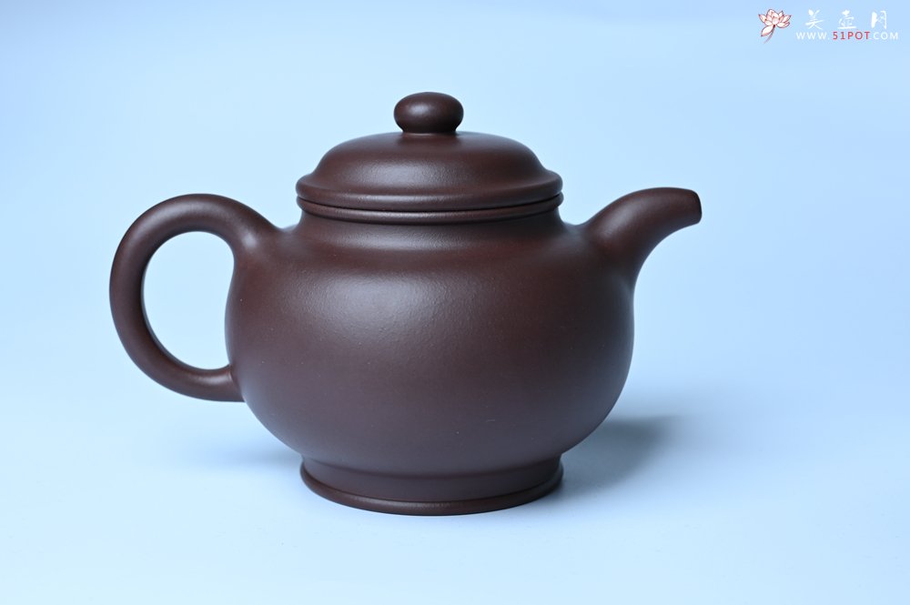紫砂壶图片：潜力股王老师 美壶特惠 老紫泥全手工大亨掇只壶 - 美壶网