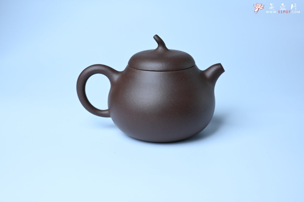 紫砂壶图片：毛国强入室弟子黄云初 特好老紫泥涤心茄段 名家何水法书法 刘世涛伯陶刻 - 美壶网