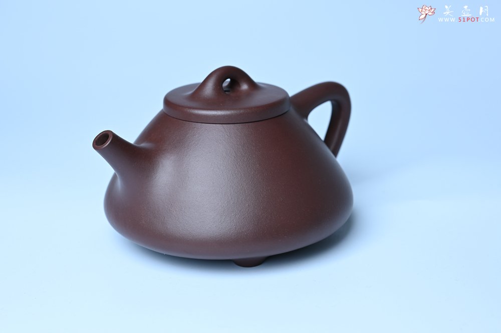 紫砂壶图片：美壶特惠 特好老紫泥子冶石瓢 - 美壶网
