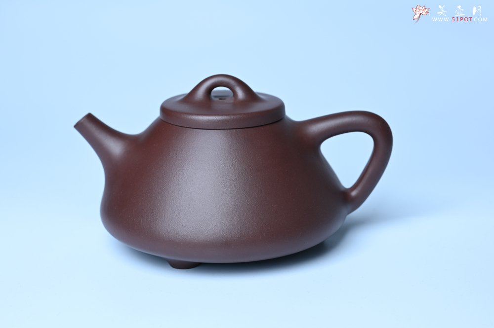 紫砂壶图片：美壶特惠 特好老紫泥子冶石瓢 - 美壶网