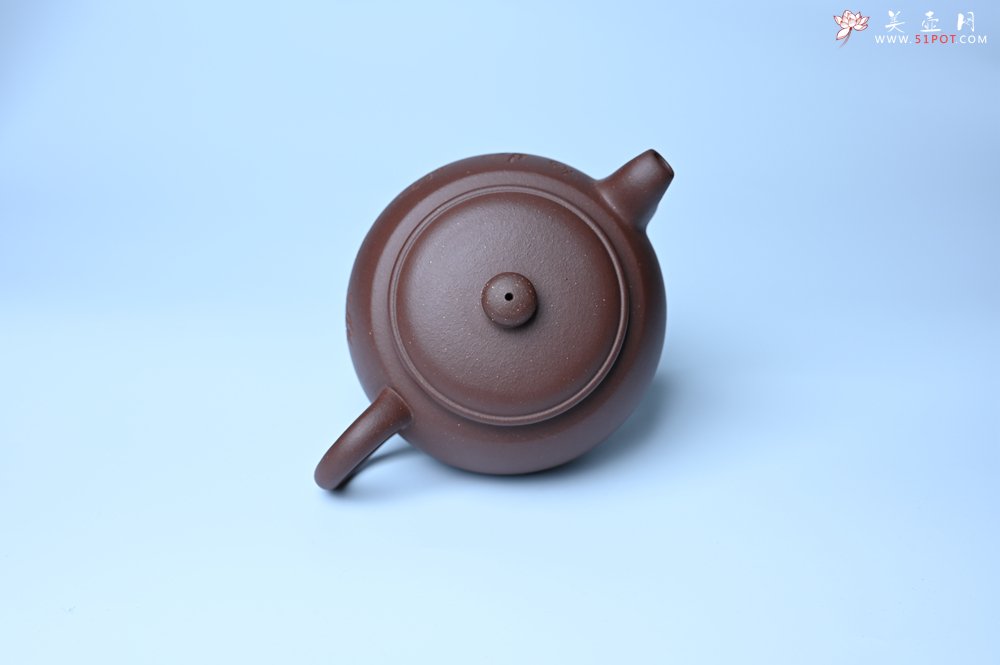 紫砂壶图片：毛国强入室弟子黄云初 特好老紫泥福圆壶 名家何水法书法“离幻即空” 刘世涛伯陶刻 - 美壶网