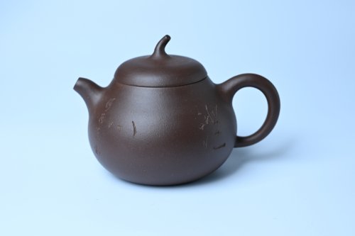 黄云初紫砂壶 毛国强入室弟子黄云初 特好老紫泥涤心茄段 名家何水法书法 刘世涛伯陶刻 原矿紫泥