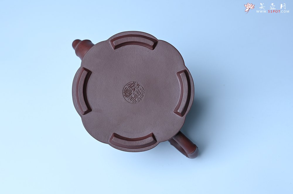 紫砂壶图片：美壶特惠 紫砂壶手工手制优质紫泥八段竹壶 茶人醉爱 - 美壶网