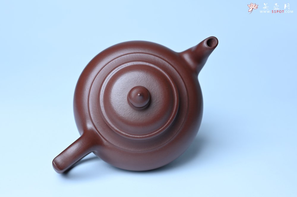 紫砂壶图片：潜力股周小培老师 4号井深井红皮龙全手工笑樱壶 养后特润 期待与您结缘 - 美壶网