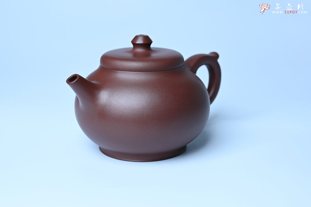 紫砂壶图片：潜力股周小培老师 4号井深井红皮龙全手工修德壶 养后特润 期待与您结缘 - 美壶网