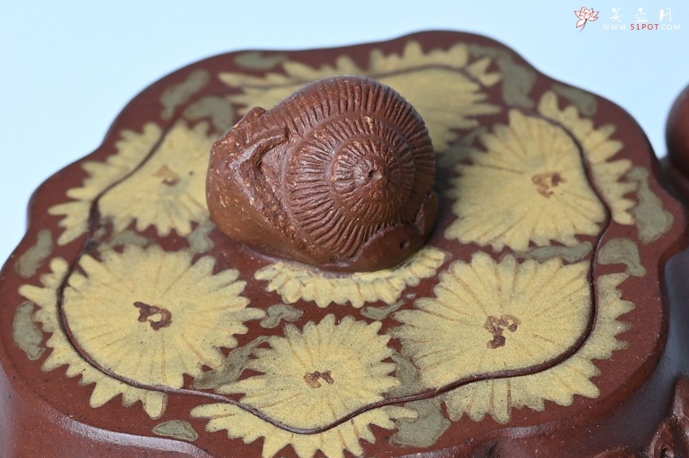 紫砂壶图片：美壶特惠 精品底槽青全手工留痕壶 细节生动 - 美壶网