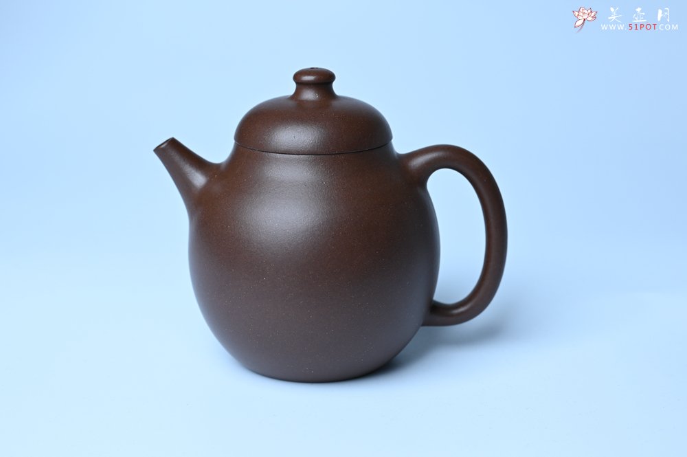 紫砂壶图片：美壶特惠 特好老紫泥龙蛋壶 茶人醉爱 - 美壶网