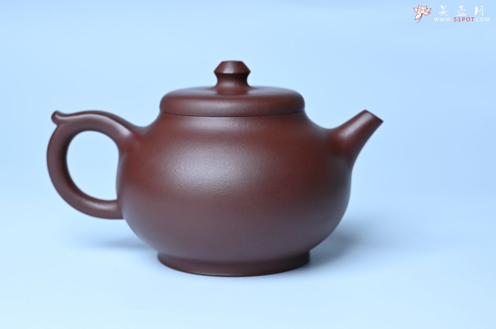 紫砂壶图片：潜力股周小培老师 4号井深井红皮龙全手工修德壶 养后特润 期待与您结缘 - 美壶网