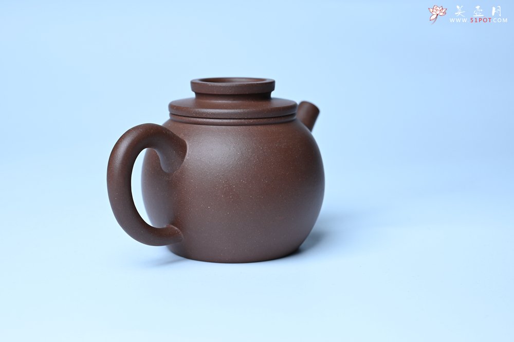 紫砂壶图片：美壶特惠 精致黑星红拼紫泥（家藏限量）巨轮小壶 茶人醉爱 - 美壶网