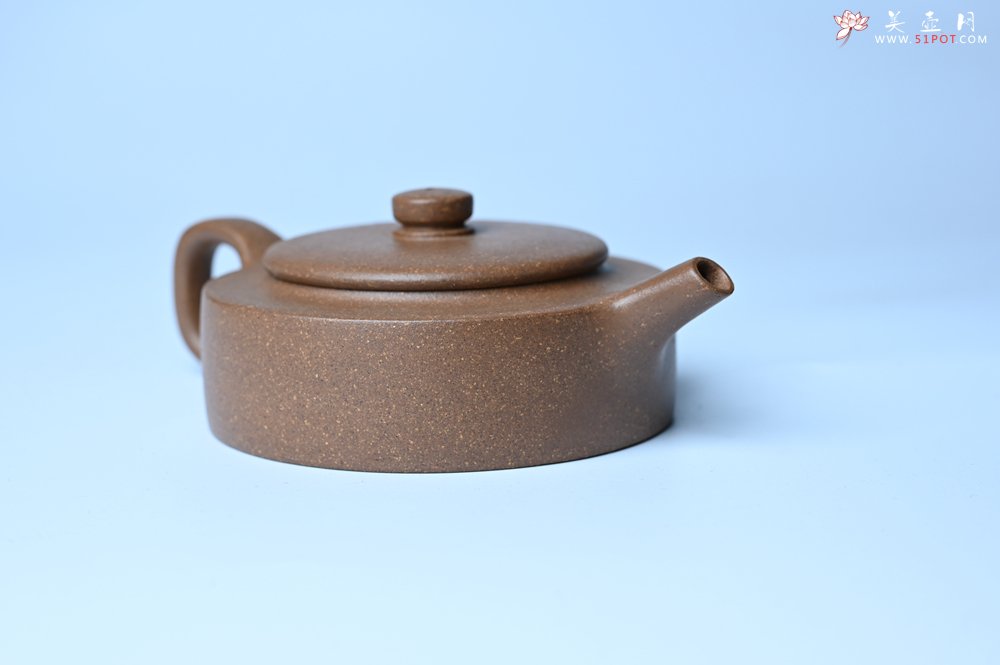 紫砂壶图片：美壶特惠  精工老段周盘壶 小壶难做 易泡养 杀茶利器 - 美壶网