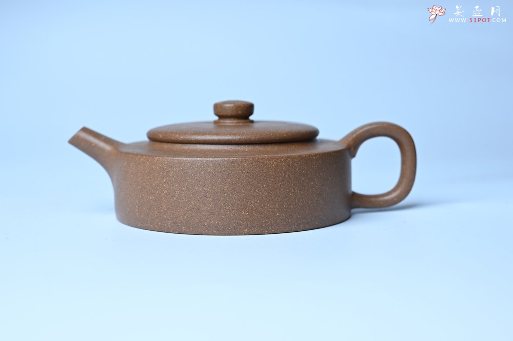 紫砂壶图片：美壶特惠  精工老段周盘壶 小壶难做 易泡养 杀茶利器 - 美壶网