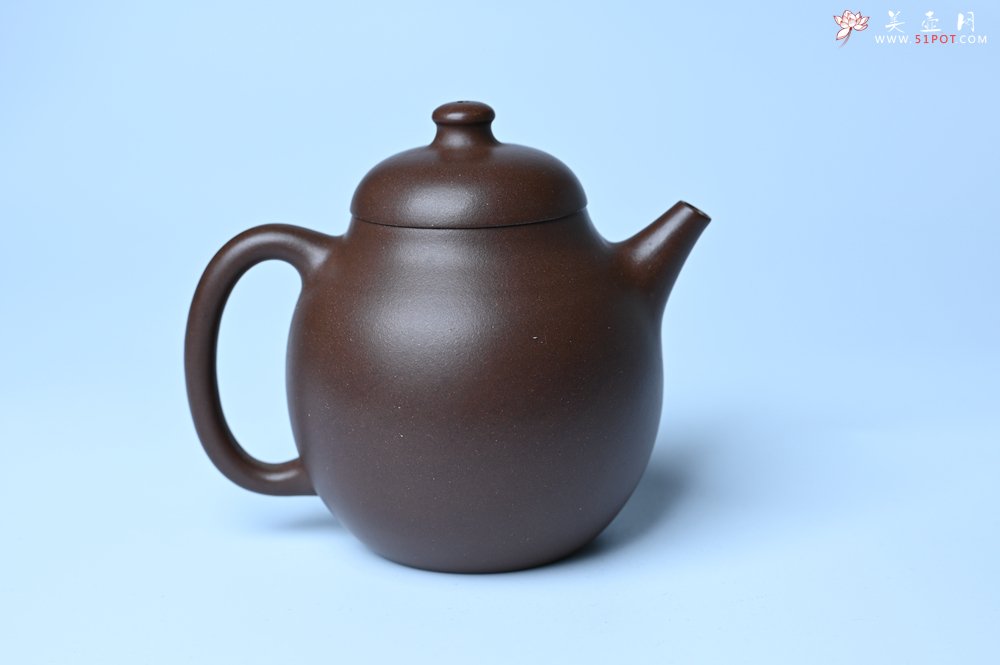 紫砂壶图片：美壶特惠 特好老紫泥龙蛋壶 茶人醉爱 - 美壶网