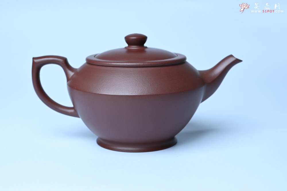 紫砂壶图片：潜力股周小培老师 4号井深井红皮龙 全手工汉云壶 - 美壶网