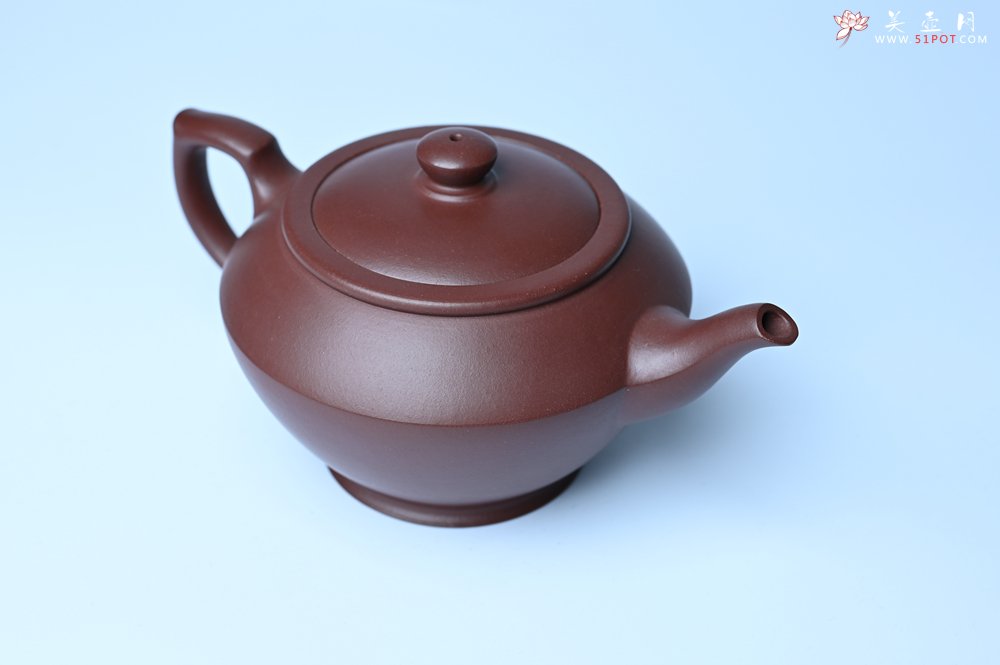 紫砂壶图片：潜力股周小培老师 4号井深井红皮龙 全手工汉云壶 - 美壶网