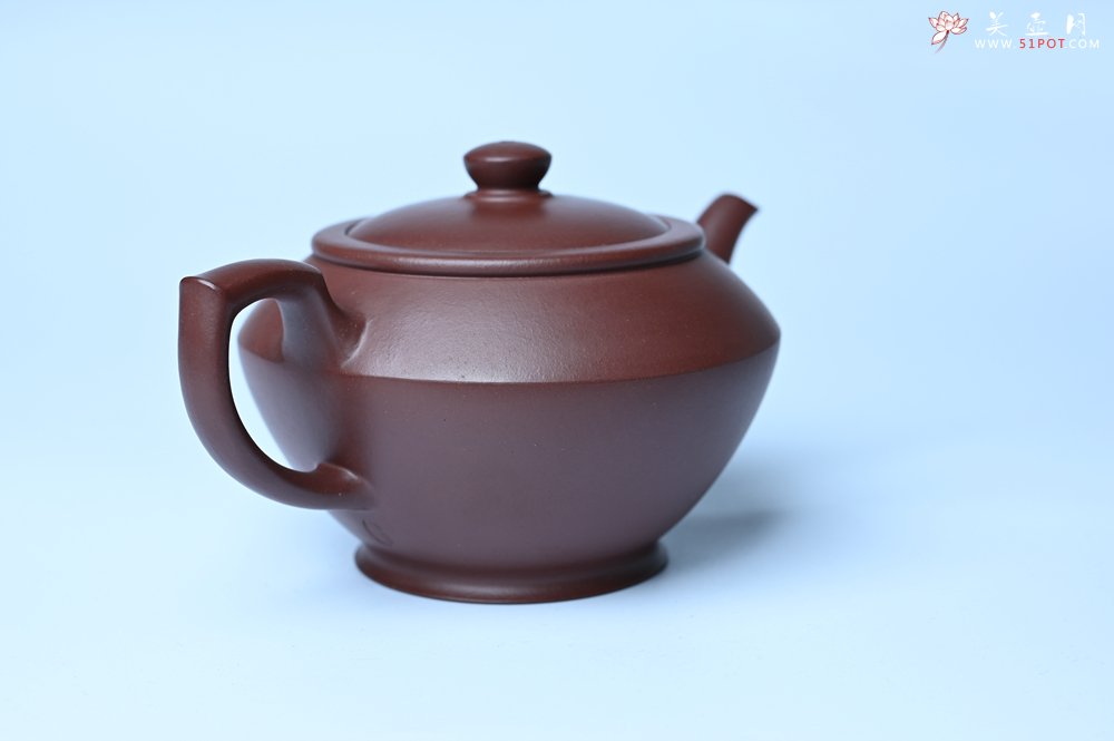 紫砂壶图片：潜力股周小培老师 4号井深井红皮龙 全手工汉云壶 - 美壶网