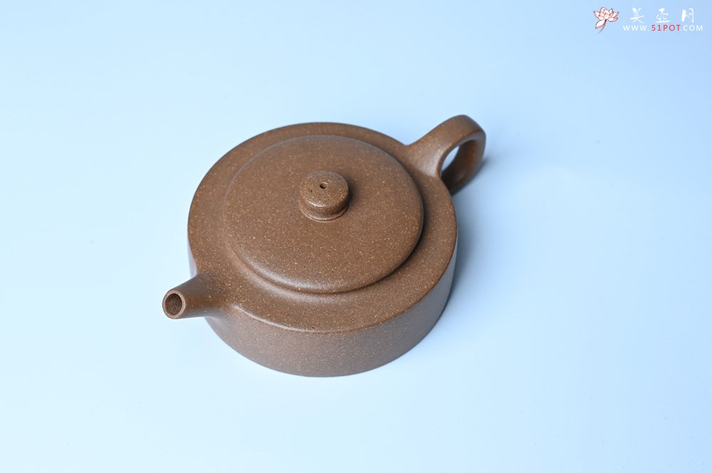 紫砂壶图片：美壶特惠  精工老段周盘壶 小壶难做 易泡养 杀茶利器 - 美壶网