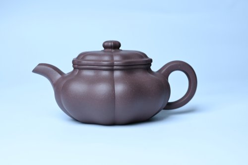 美壶定制老师紫砂壶 美壶特惠 紫砂壶手工手制优质紫泥葵仿古壶 茶人醉爱 原矿紫泥