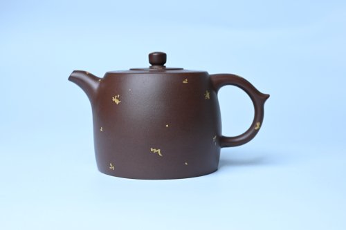 美壶定制老师紫砂壶 美壶特惠 特好老紫泥洒金井栏壶 茶人醉爱 原矿紫泥