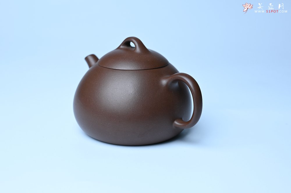 紫砂壶图片：美壶特惠 特好老紫泥小半月 茶人醉爱 - 美壶网