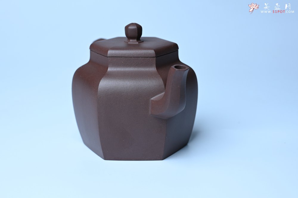 紫砂壶图片：美壶特惠 潜力股凌晨老师 精致紫泥全手工高登壶 期待与您结缘 - 美壶网
