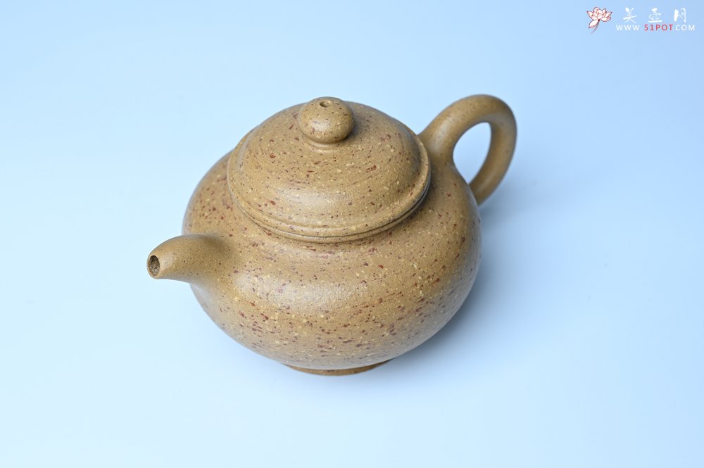 紫砂壶图片：美壶特惠 特好粗砂桃花段泥掇只紫砂壶 茶人醉爱 - 美壶网