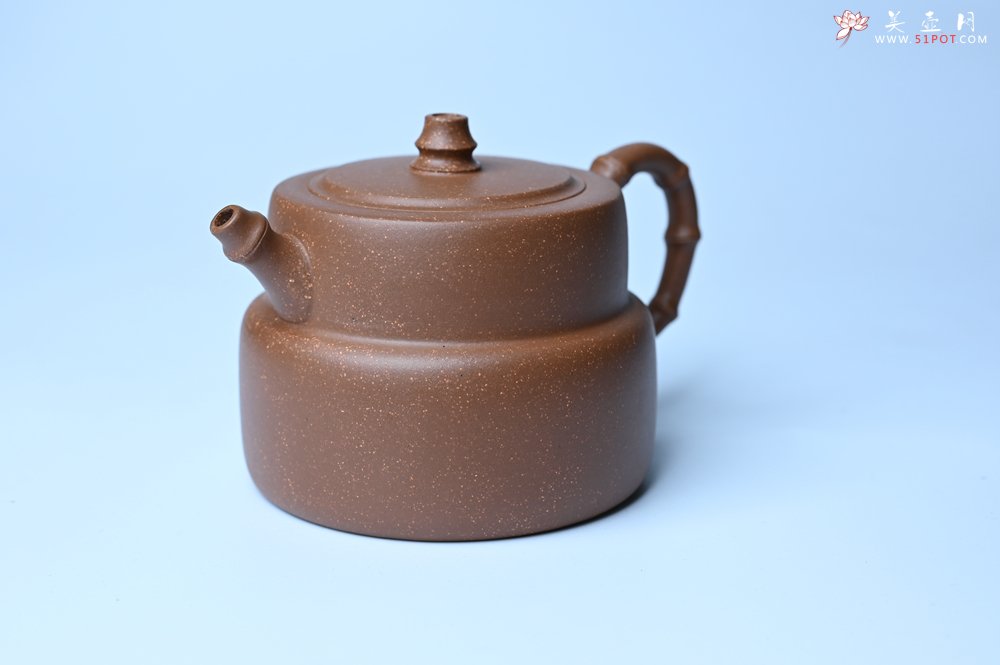 紫砂壶图片：美壶特惠 精致秀雅趣竹壶 茶人醉爱 - 美壶网