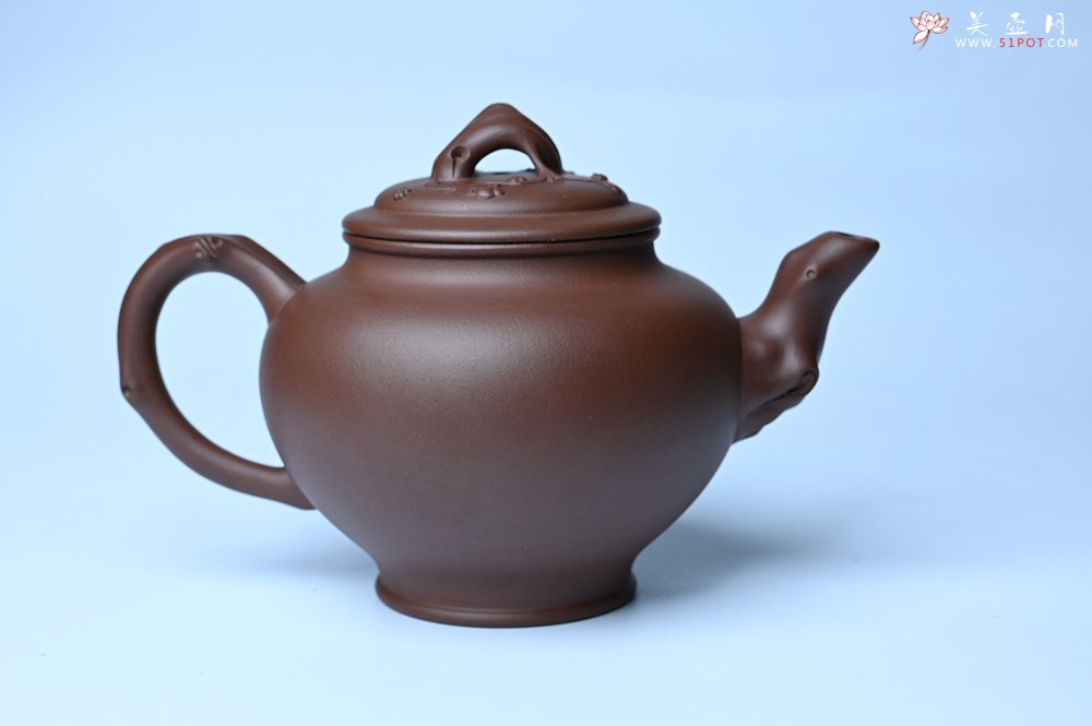 紫砂壶图片：美壶特惠 精致报春系列之梅花报春壶 - 美壶网