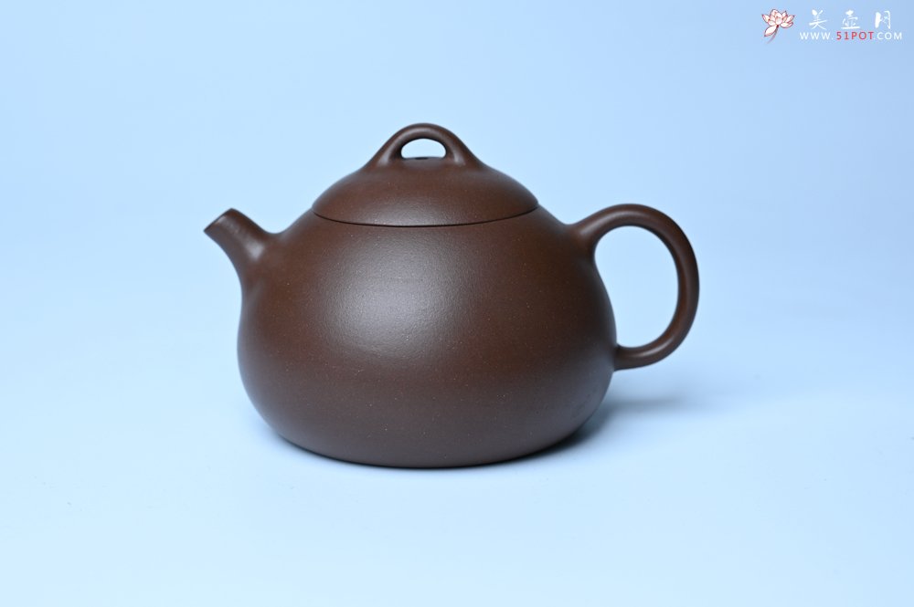 紫砂壶图片：美壶特惠 特好老紫泥小半月 茶人醉爱 - 美壶网