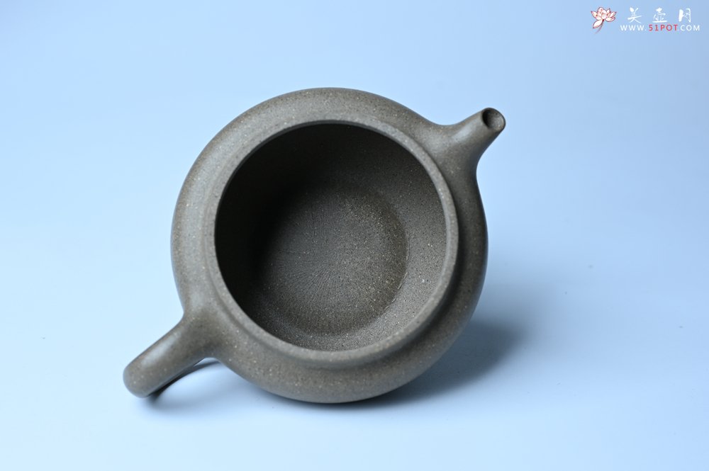 紫砂壶图片：美壶特惠 特好芝麻绿泥云帆紫砂壶 茶人醉爱 - 美壶网