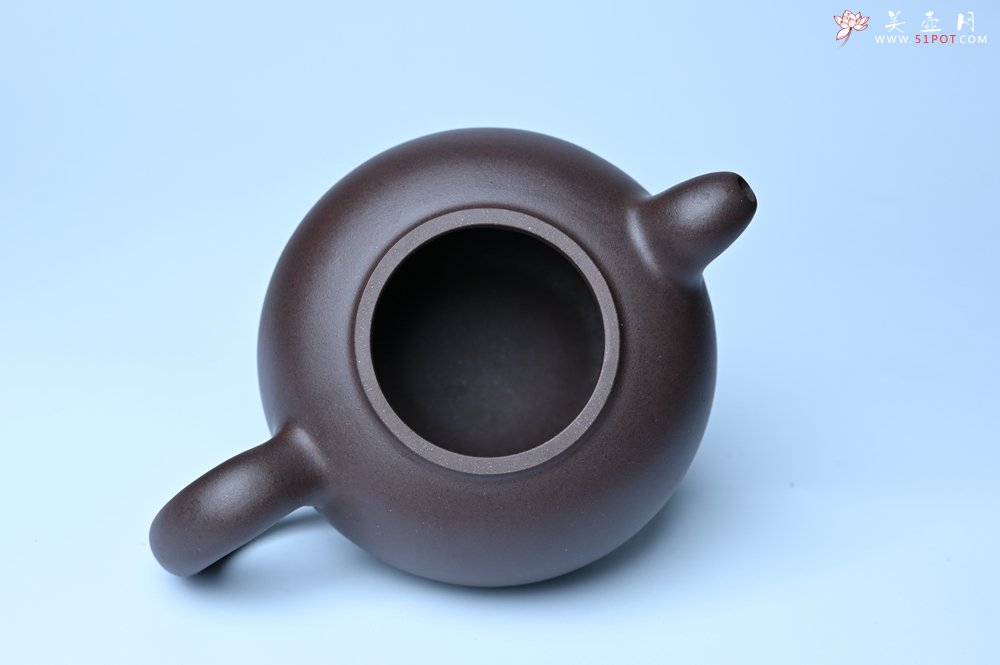紫砂壶图片：美壶特惠 精致优质黑星土道洪风格德福壶 茶人醉爱 - 美壶网