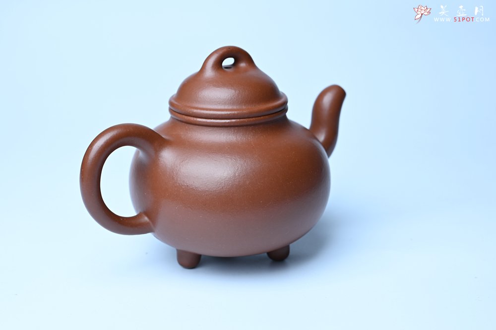 紫砂壶图片：潜力股周小培老师 特好清水泥全手工过桥乳鼎壶 期待与您结缘 - 美壶网