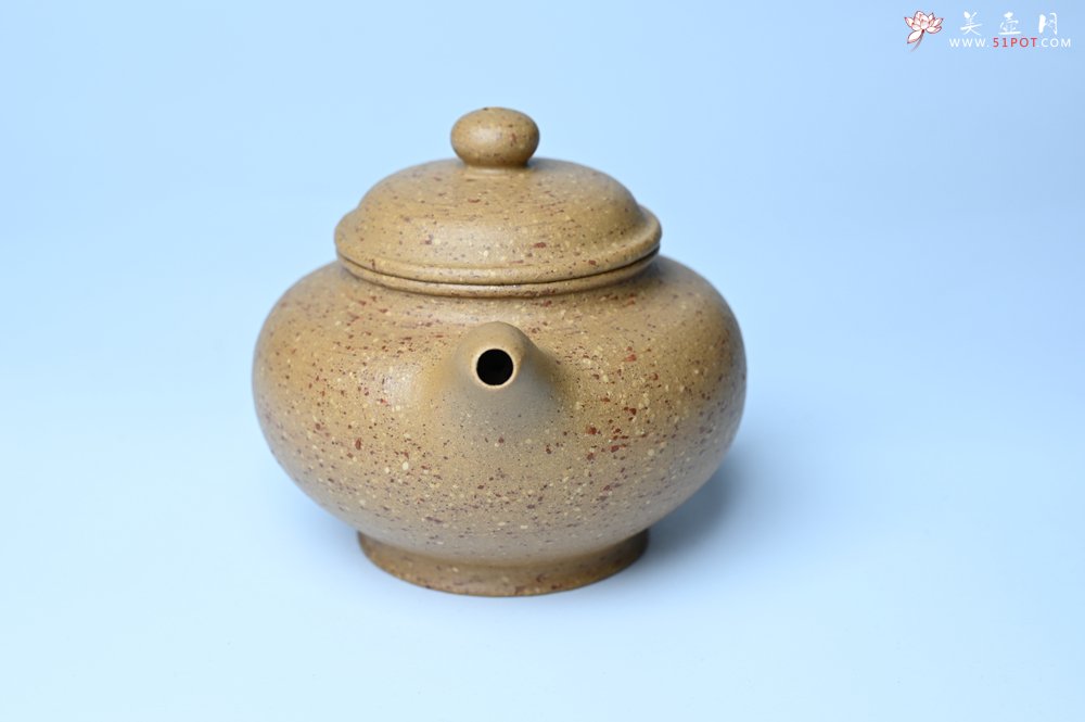 紫砂壶图片：美壶特惠 特好粗砂桃花段泥掇只紫砂壶 茶人醉爱 - 美壶网