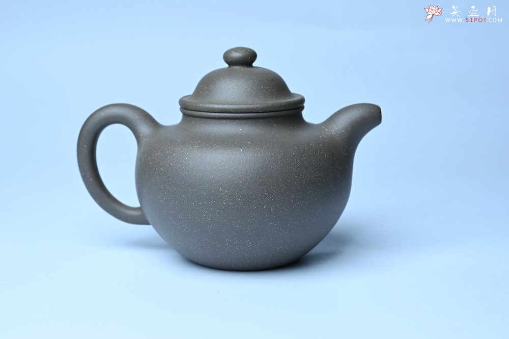 紫砂壶图片：美壶特惠 精致青段大亨掇只壶 茶人醉爱 - 美壶网