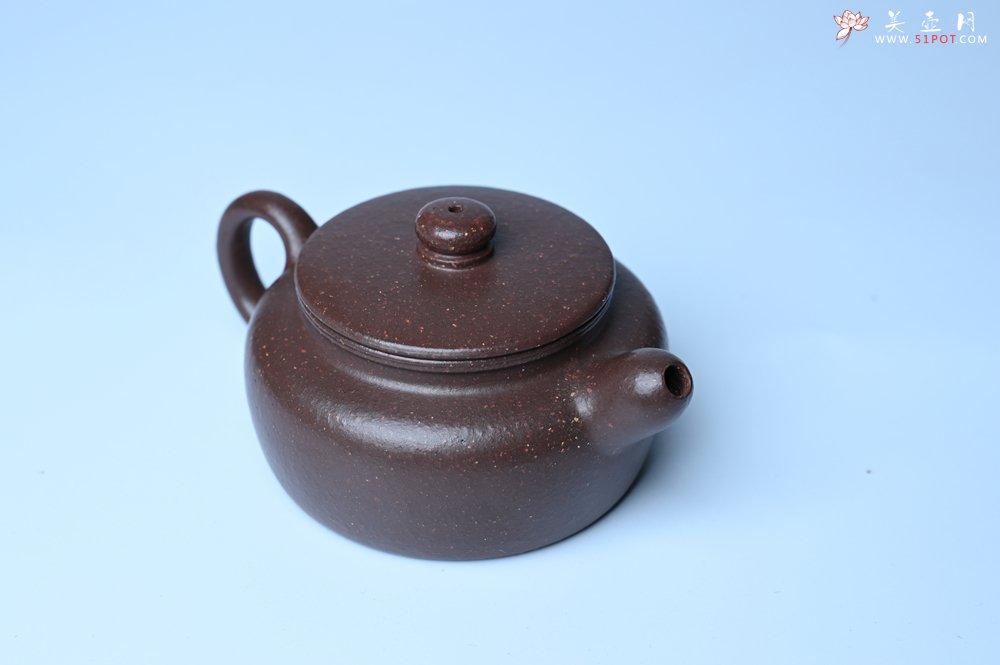 紫砂壶图片：美壶特惠 手工手制紫砂壶特好紫玉金砂涌泉壶 茶壶 茶具 单壶 - 美壶网