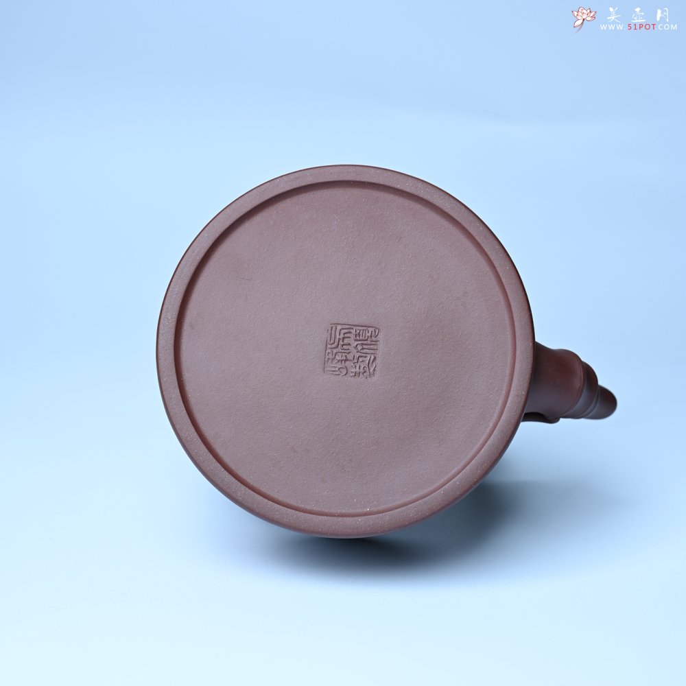 紫砂壶图片：美壶特惠紫砂壶手工手制紫泥竹段提梁壶 茶壶 茶具 单壶 - 美壶网