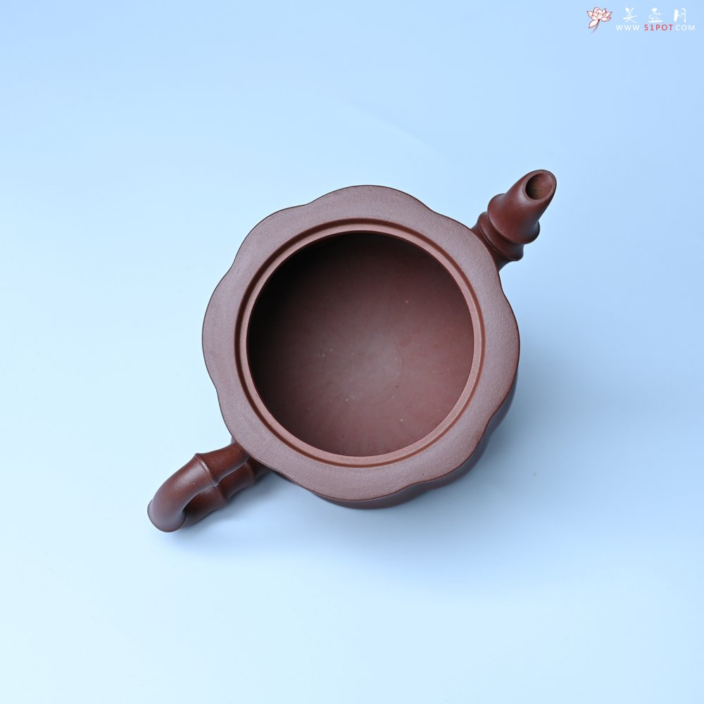 紫砂壶图片：美壶特惠 紫砂壶手工手制优质紫泥八段竹壶 茶人醉爱 - 美壶网