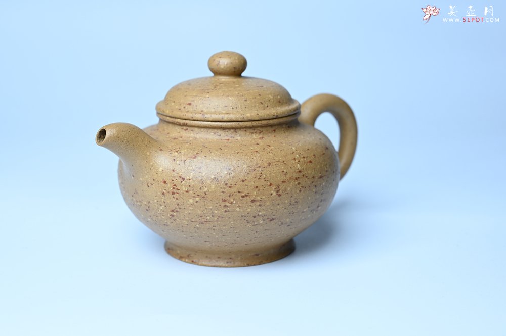 紫砂壶图片：美壶特惠 特好粗砂桃花段泥掇只紫砂壶 茶人醉爱 - 美壶网