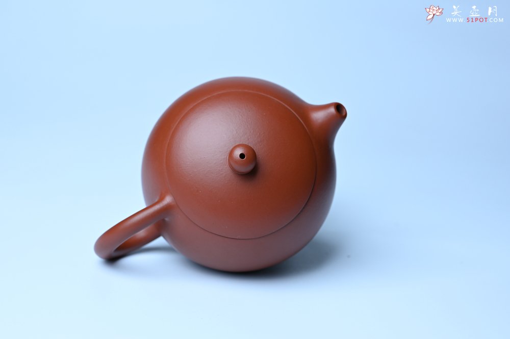 紫砂壶图片：美壶特惠 油润大红袍朱泥 小品西施壶 茶人醉爱 - 美壶网