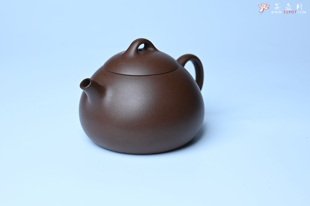 紫砂壶图片：美壶特惠 特好老紫泥小半月 茶人醉爱 - 美壶网