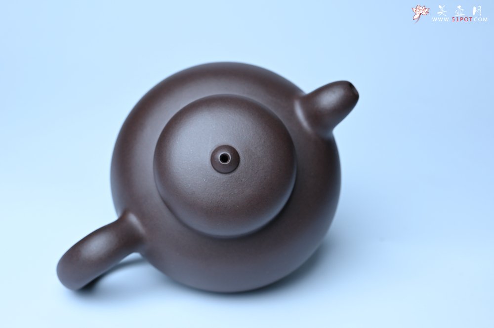 紫砂壶图片：美壶特惠 精致优质黑星土道洪风格德福壶 茶人醉爱 - 美壶网