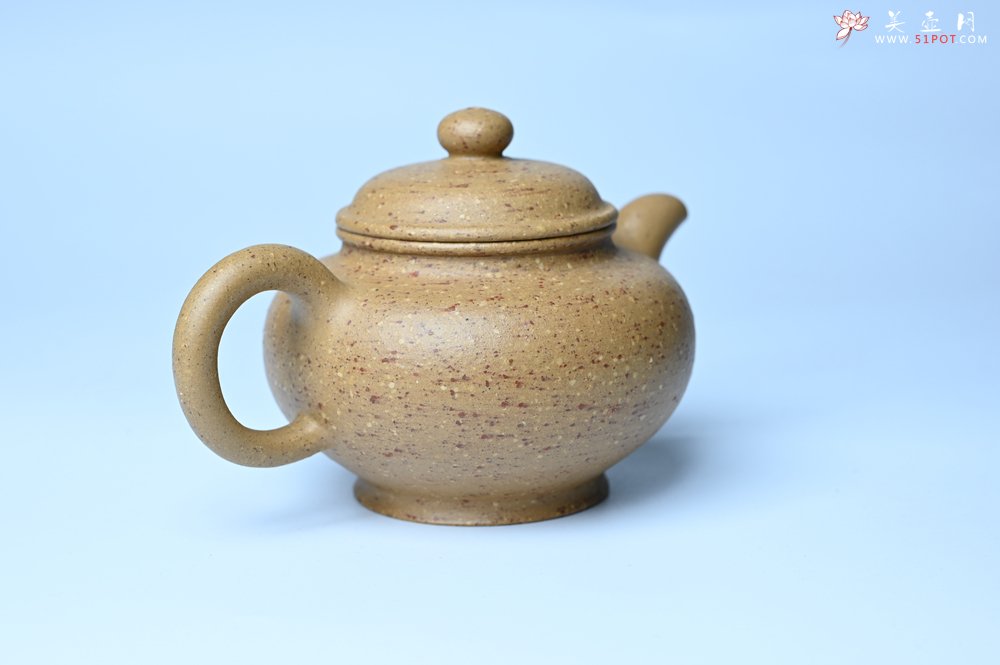 紫砂壶图片：美壶特惠 特好粗砂桃花段泥掇只紫砂壶 茶人醉爱 - 美壶网