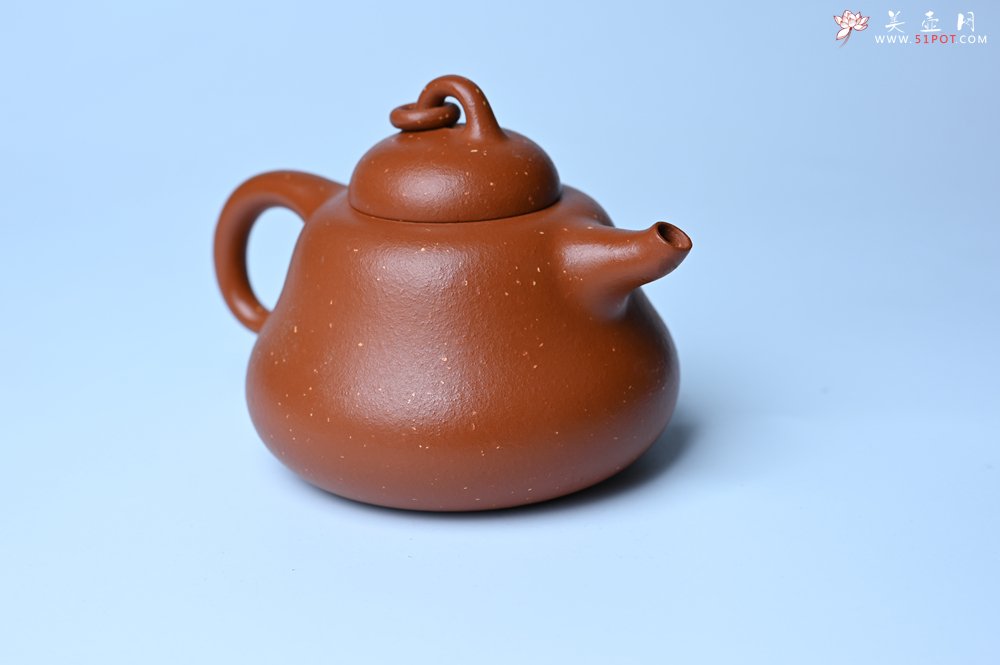 紫砂壶图片：美壶特惠 特好铺砂红泥福禄葫芦壶 茶人醉爱 - 美壶网