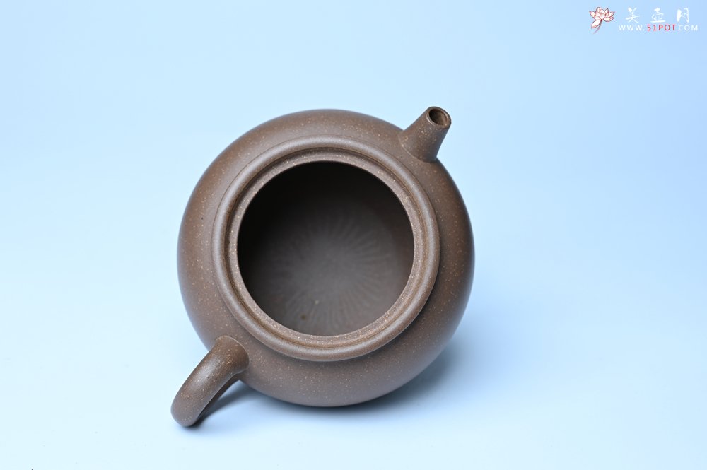 紫砂壶图片：美壶特惠 紫砂壶手工手制青灰段泥巨轮壶 茶壶 茶具 单壶 - 美壶网