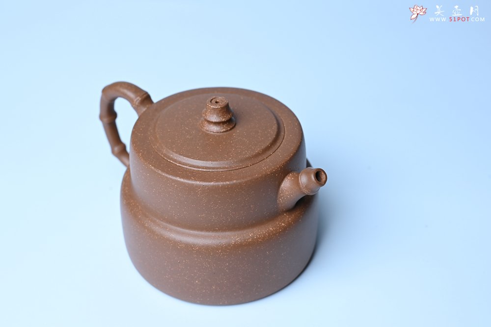 紫砂壶图片：美壶特惠 精致秀雅趣竹壶 茶人醉爱 - 美壶网