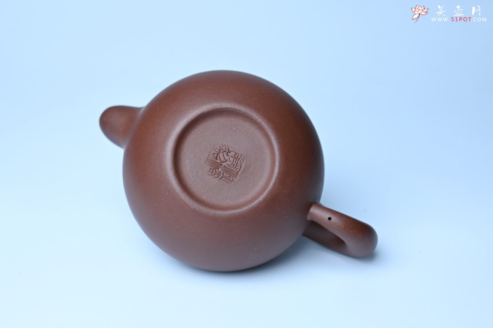 紫砂壶图片：美壶特惠 黑星红拼紫泥（家藏限量）道洪圆珠壶 - 美壶网