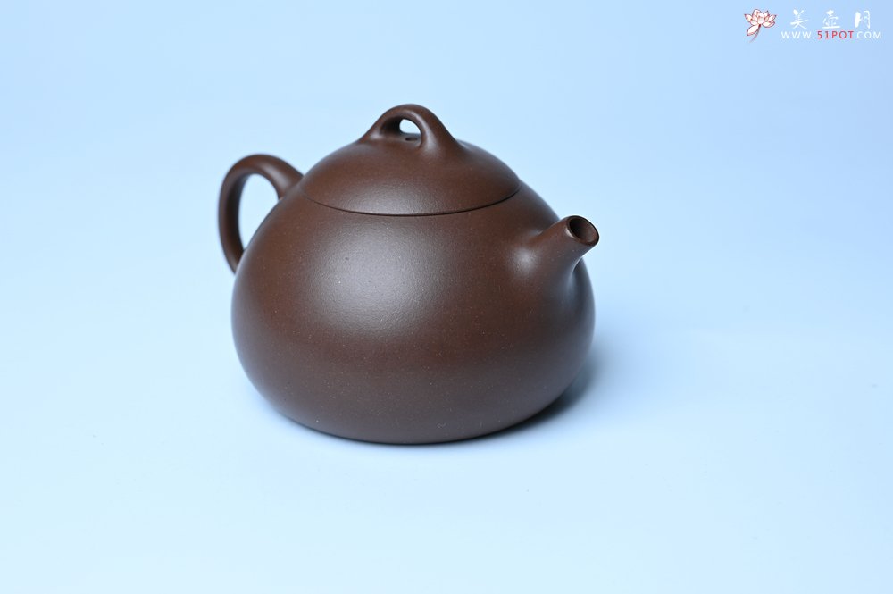 紫砂壶图片：美壶特惠 特好老紫泥小半月 茶人醉爱 - 美壶网