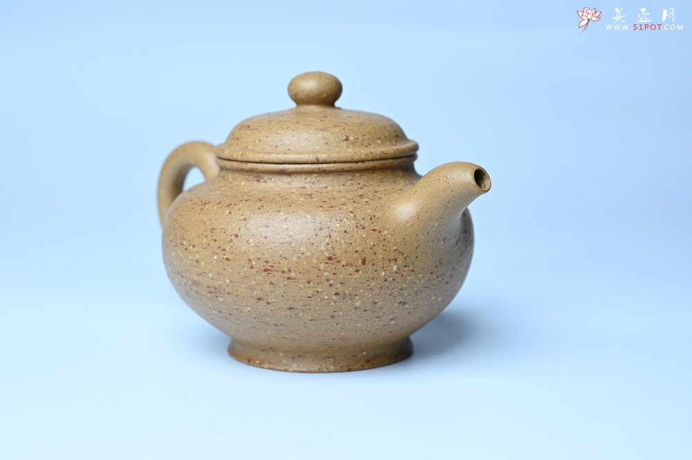 紫砂壶图片：美壶特惠 特好粗砂桃花段泥掇只紫砂壶 茶人醉爱 - 美壶网