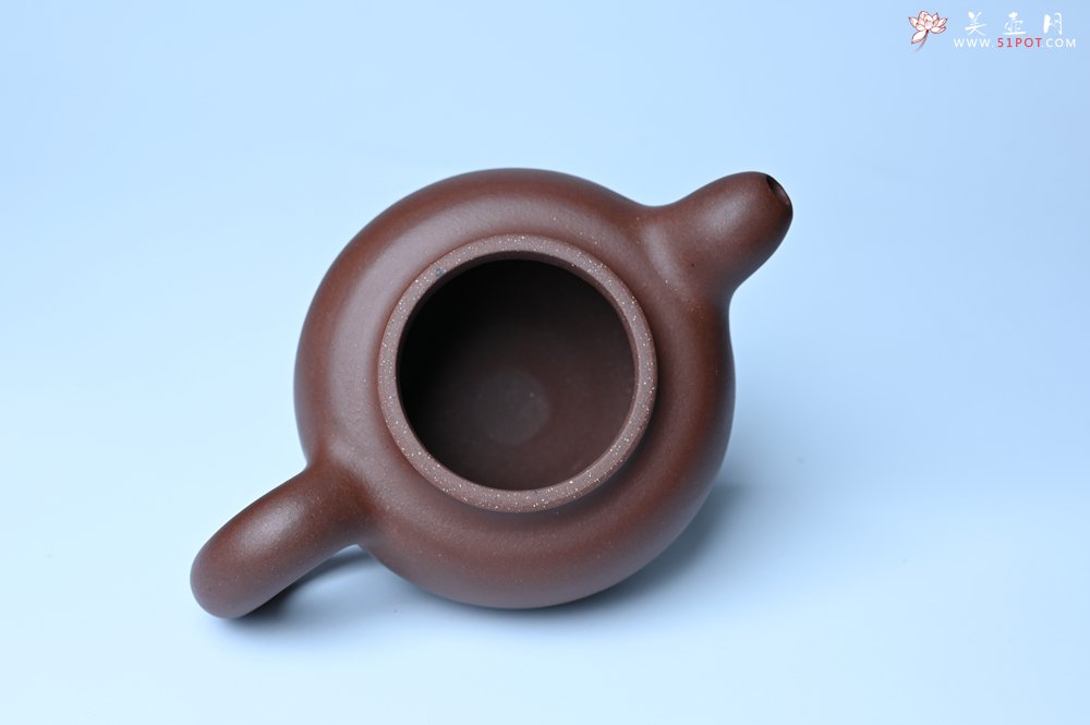 紫砂壶图片：美壶特惠 黑星红拼紫泥（家藏限量）道洪圆珠壶 - 美壶网